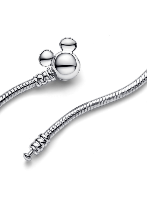 Disney Mickey Mouse Snake Chain Necklace - Image 5