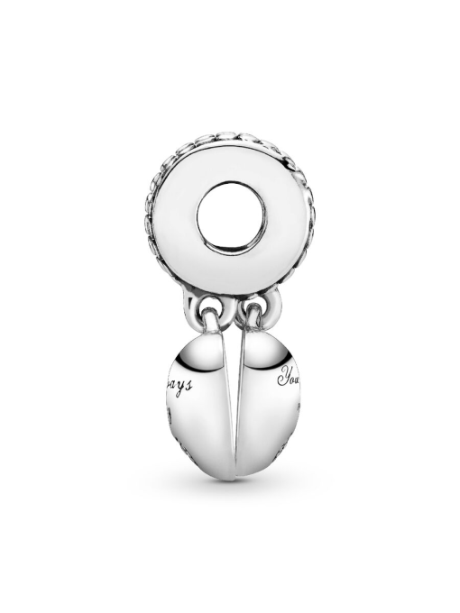 Mother & Daughter Hearts Dangle Charm - Image 4