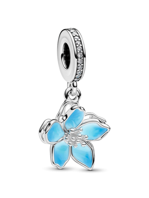 Blue Blossom Dangle Charm - Image 3