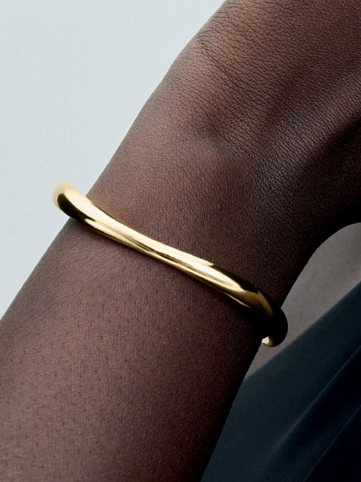 Organically Shaped Open Bangle - Image 2
