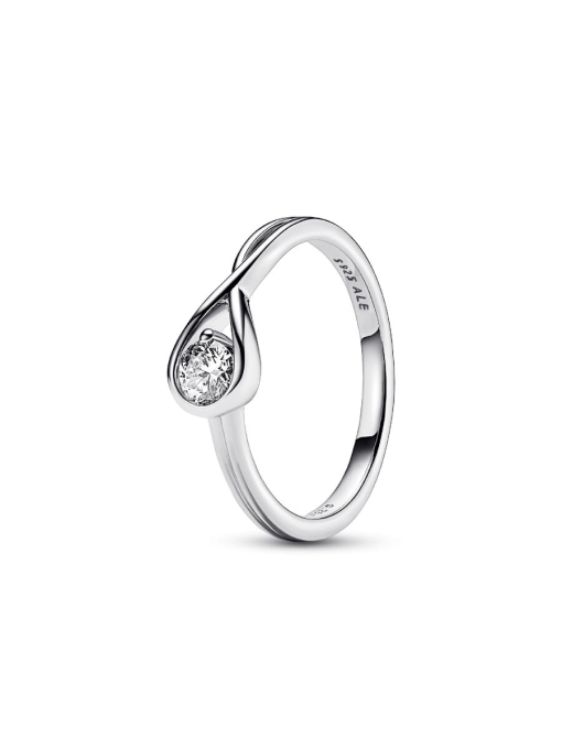 Pandora Infinite Sterling Silver Lab-grown Diamond Ring