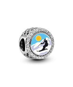 Skier Charm
