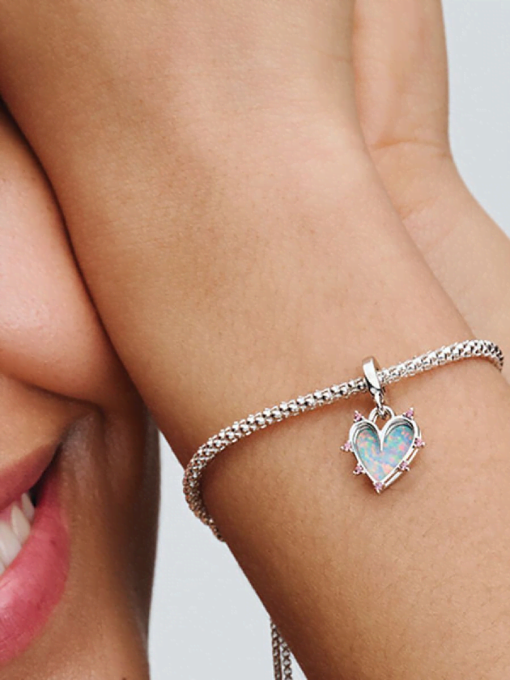 Friendship Opalescent Double Dangle Charm - Image 2