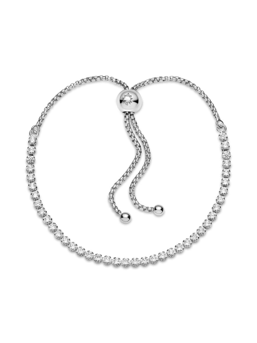 Sparkling Slider Tennis Bracelet - Image 3