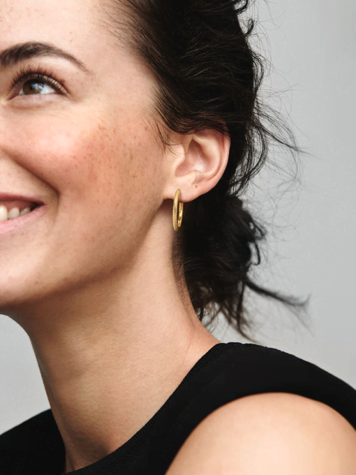 Pandora Moments Charm Hoop Earrings - Image 4