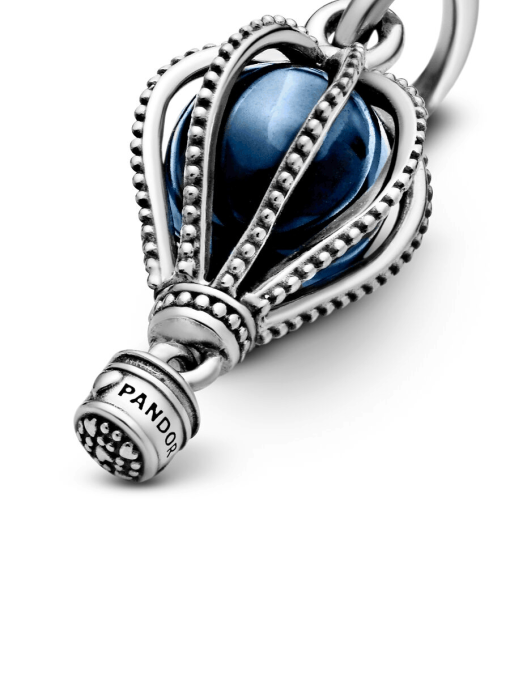 Blue Hot Air Balloon Travel Charm - Image 7