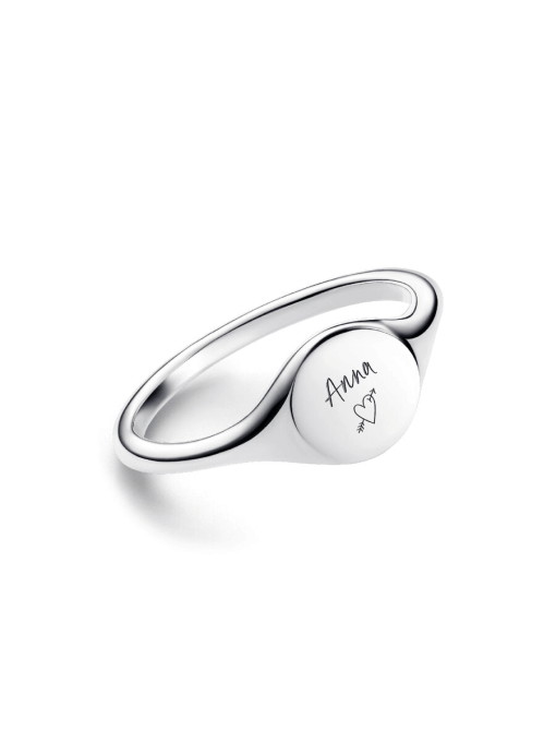 Engravable Signet Ring - Image 4