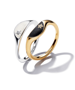 Pandora ME Day & Night Ring Set