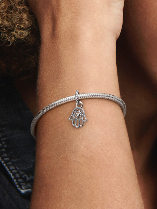 Protective Hamsa Hand Dangle Charm - Image 2