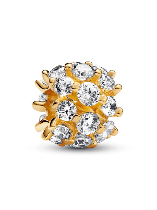 Sparkling Round Charm