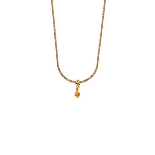 November Eternity Circle Dangle Charm Necklace Set - Image 2