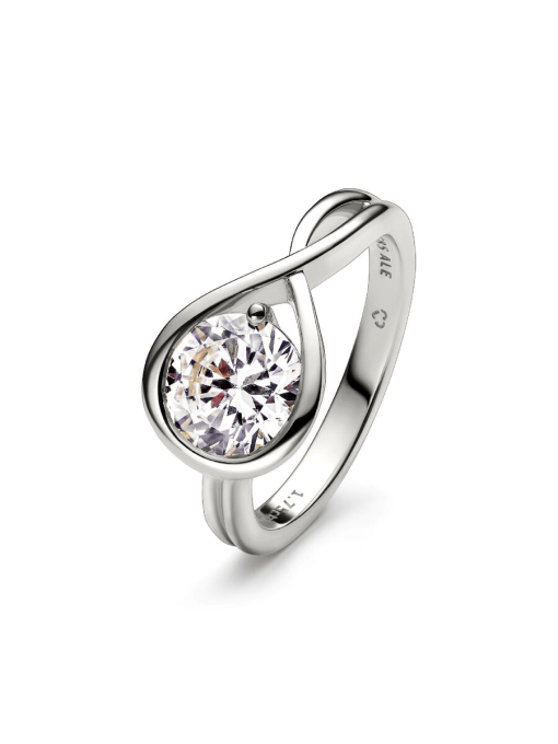 Pandora Infinite 14k White Gold Lab-grown Diamond Ring - Image 6