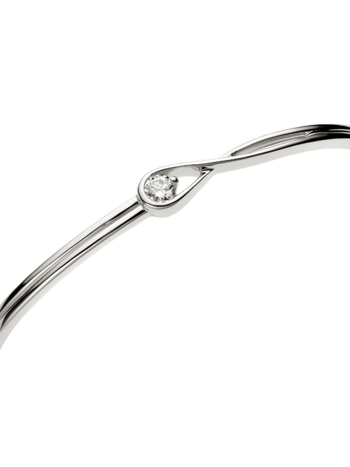 Pandora Infinite 14k White Gold Lab-grown Diamond Bangle - Image 6