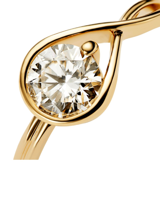 Pandora Infinite 14k Gold Lab-grown Diamond Ring - Image 5