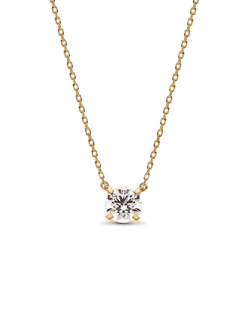 Pandora Era 14k Gold Lab-grown Diamond Pendant Necklace