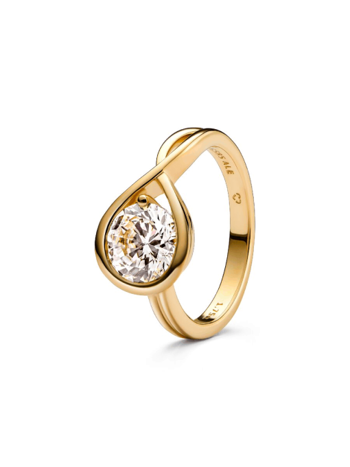 Pandora Infinite 14k Gold Lab-grown Diamond Ring - Image 3