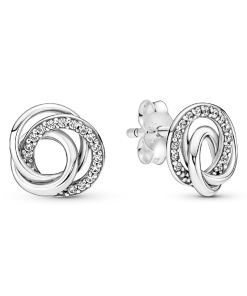 Family Always Encircled Stud Earrings