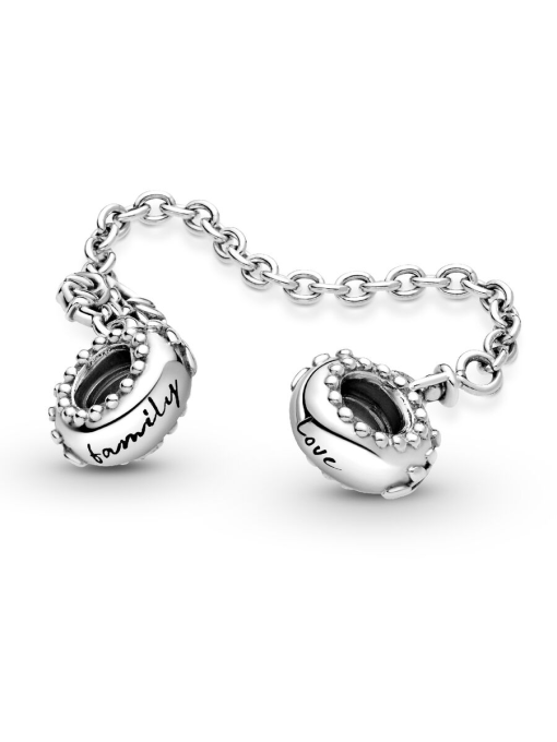 Heart Family Tree Safety Chain Charm - Image 4