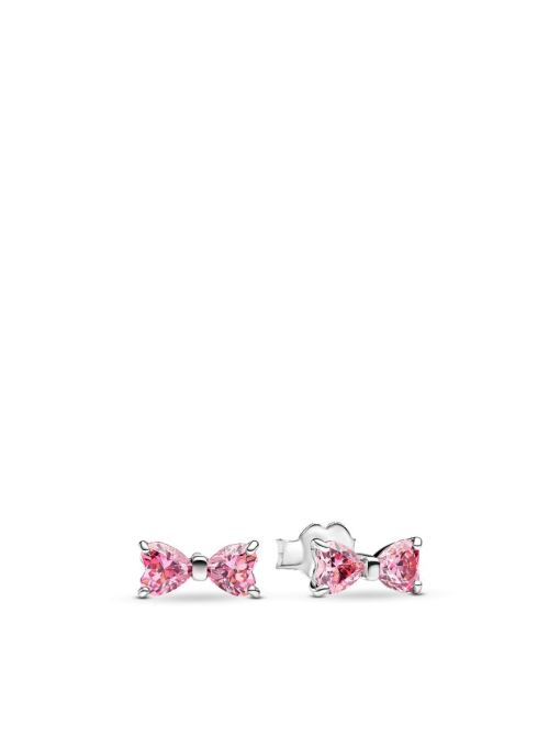 Sparkling Pink Bow Ring Set - Image 4