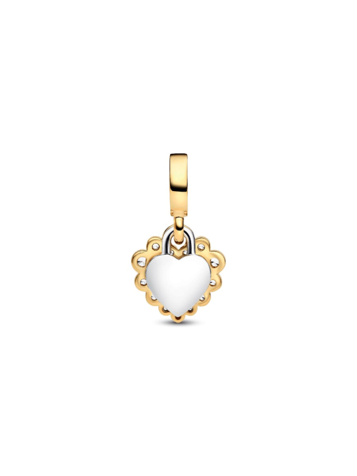 Sparkling Heart Double Dangle Charm - Image 5