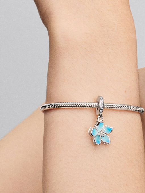 Blue Blossom Dangle Charm - Image 2