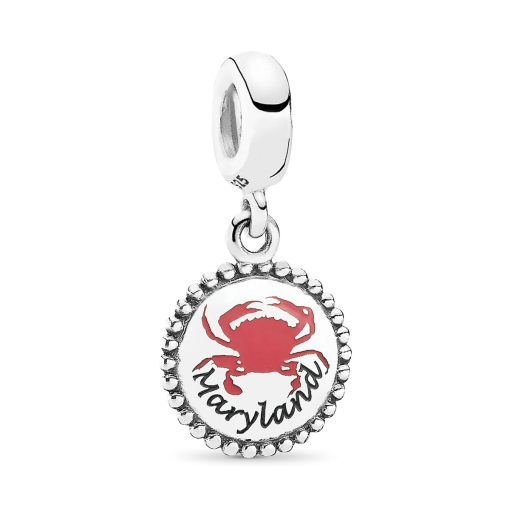 Maryland Crab Dangle Charm