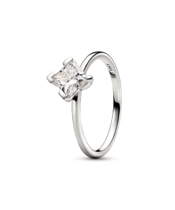 Pandora Nova 14k White Gold Lab-grown Diamond Ring