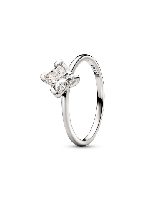 Pandora Nova 14k White Gold Lab-grown Diamond Ring