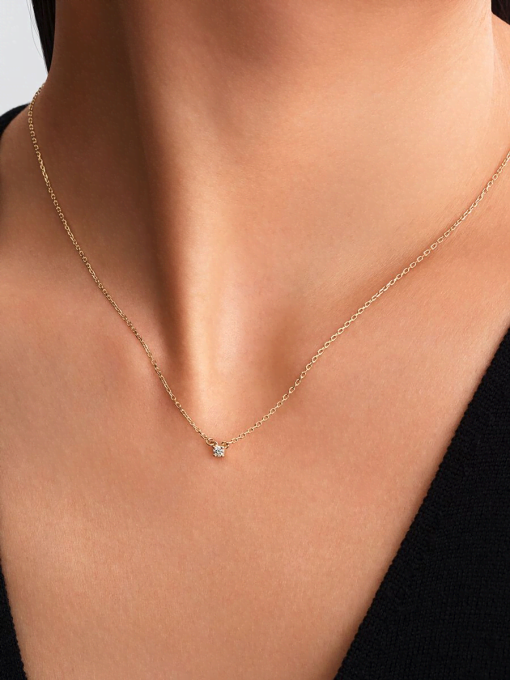 Pandora Era Lab-Grown Diamond Pendant Necklace - Image 4