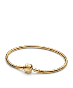 Barrel Clasp Snake Chain Bracelet