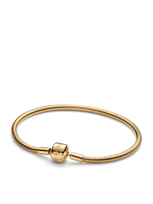 Barrel Clasp Snake Chain Bracelet