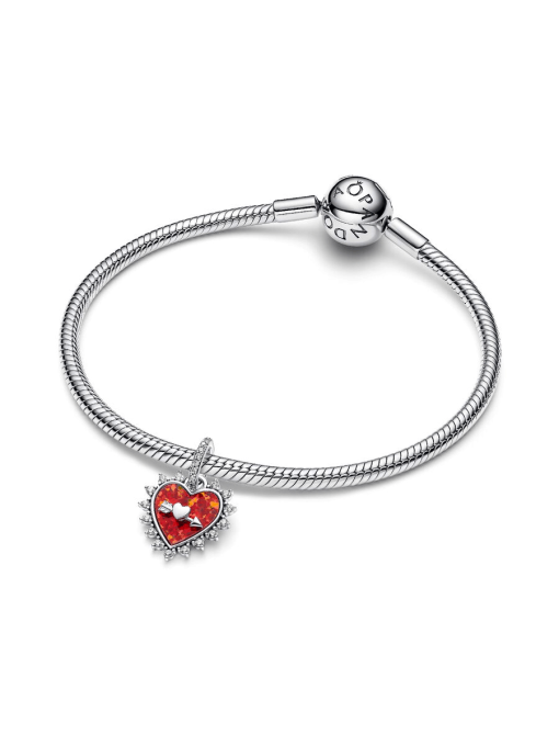 Spinnable Arrow Heart Dangle Charm - Image 6