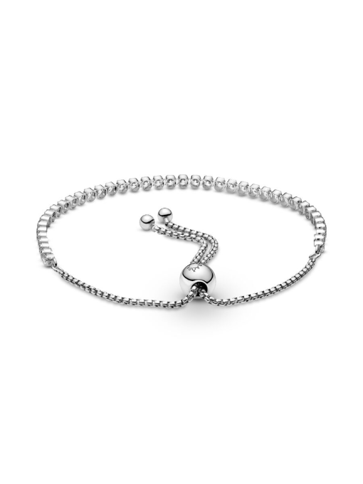 Sparkling Slider Tennis Bracelet - Image 6