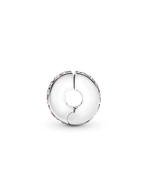 Pink Pave Clip Charm - Image 4