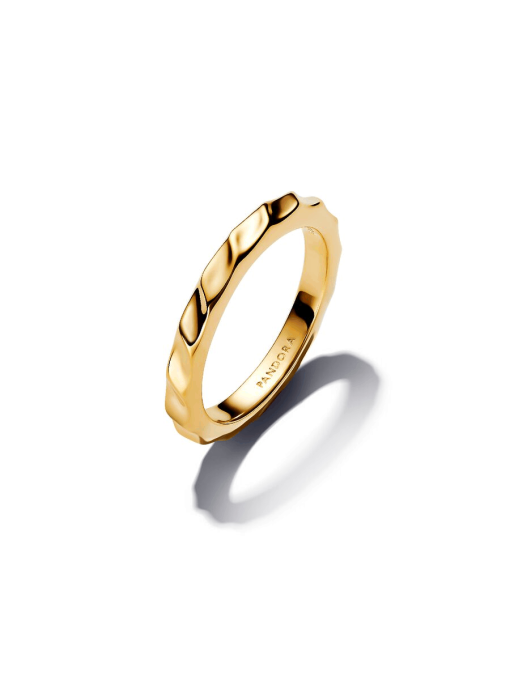 Two-Tone Ripple Effect Ring Set - Image 2