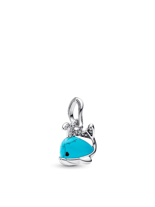 Turquoise-colored Whale Dangle Charm - Image 3