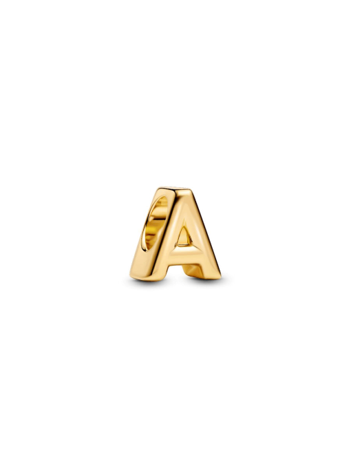 Letter A Charm Necklace - Image 3