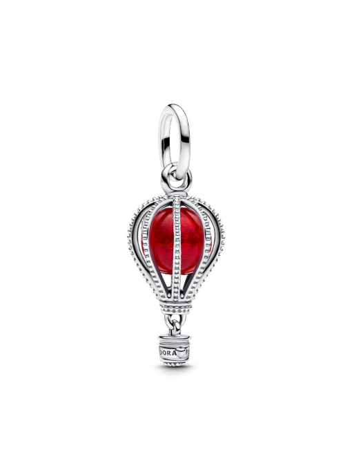 Hot Air Balloon Murano Glass Dangle Charm - Image 3