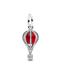 Hot Air Balloon Murano Glass Dangle Charm