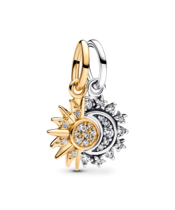 Splittable Sun & Moon Dangle Charm