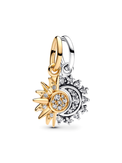 Splittable Sun & Moon Dangle Charm