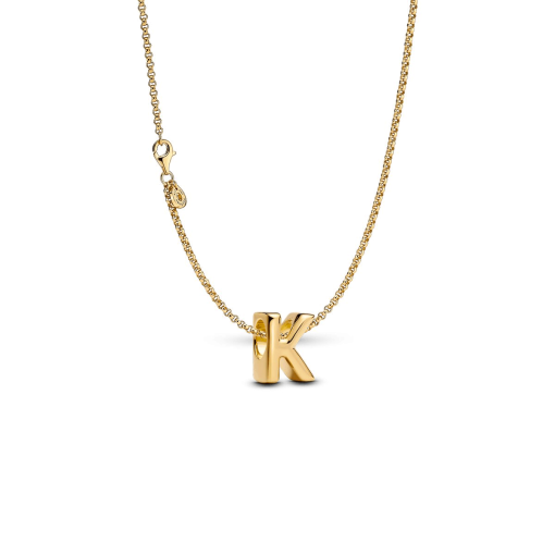 Letter K Charm Necklace