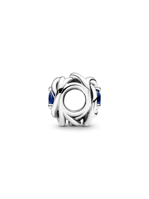 September Blue Eternity Circle Charm - Image 6