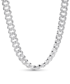 Pave Cuban Chain Necklace
