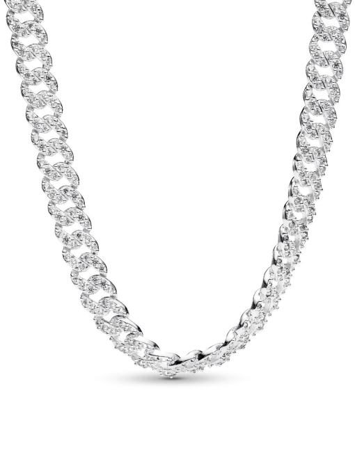 Pave Cuban Chain Necklace