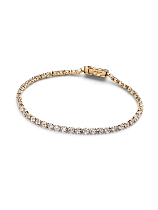 Pandora Era 14k Gold Lab-grown Diamond Tennis Bracelet