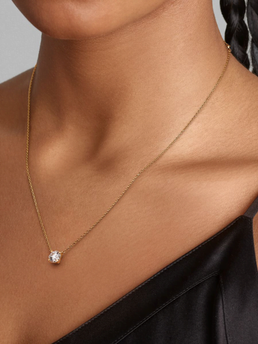 Pandora Era 14k Gold Lab-grown Diamond Pendant Necklace - Image 2