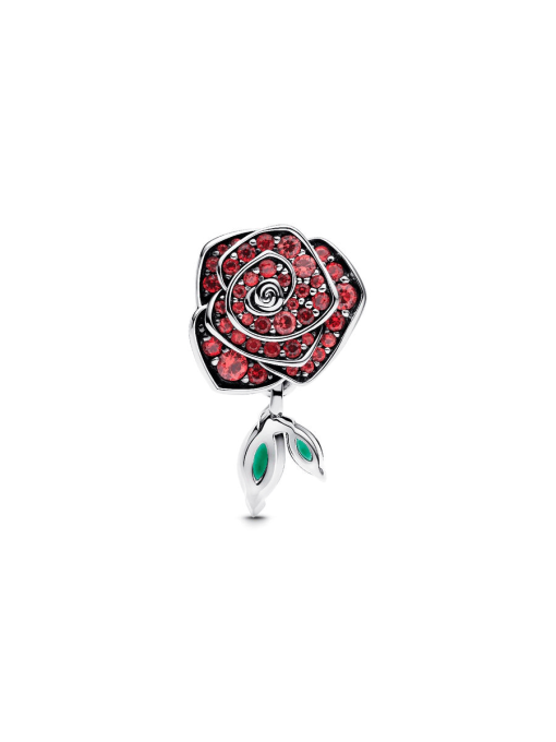 Sparkling Rose in Bloom Charm - Image 7