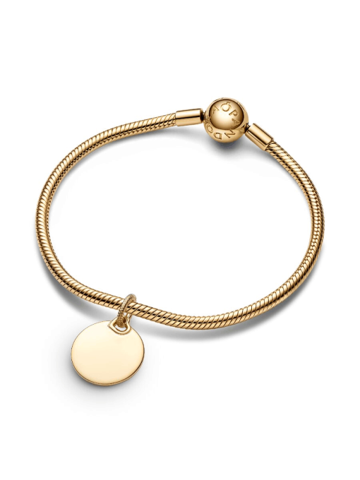 Engravable Round Tag Dangle Charm - Image 8