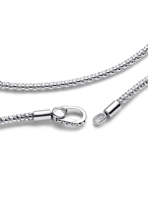 Studded Clasp & Chain Necklace - Image 4